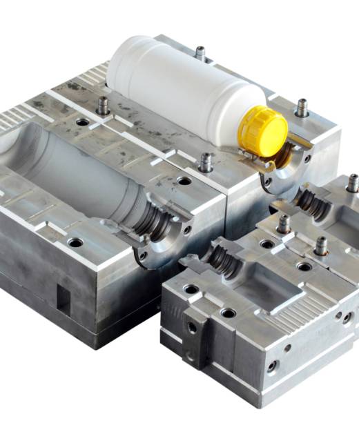Plastic bottle manufacturing metal mold. Plastic bottle manufacturing metal mold.